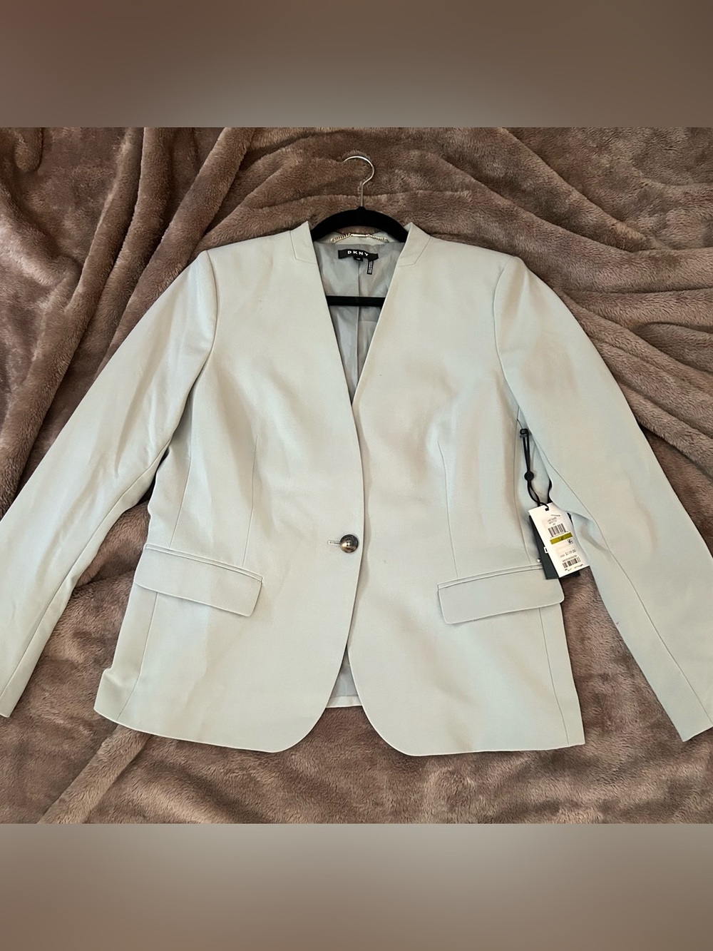 DKNY Light Blue Women’s Tailored Blazer